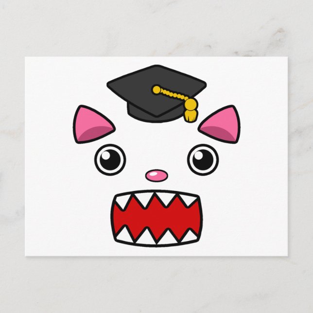 Extraherad Studenten-katt Vykort (Framsida)