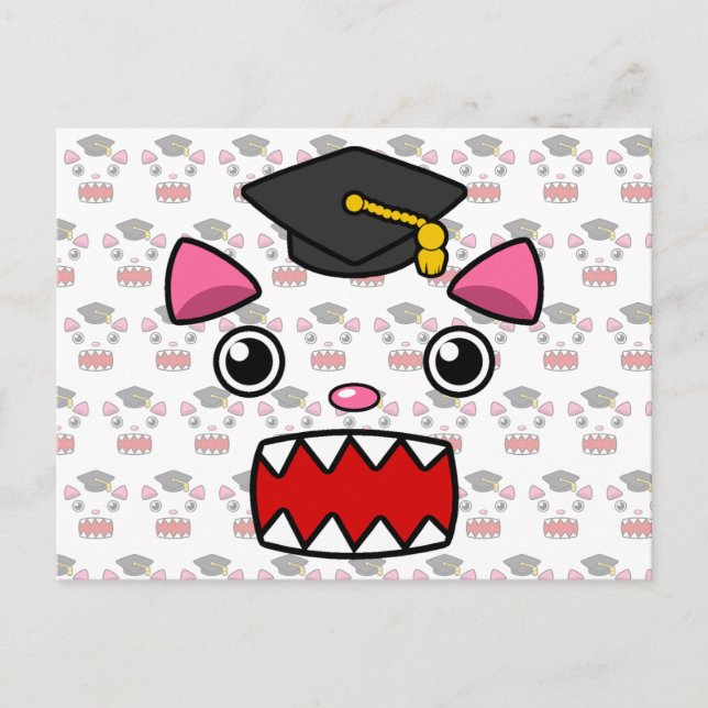 Extraherad Studenten-katt Vykort (Framsida)
