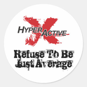 ExtraHyperActive Motivational klistermärke