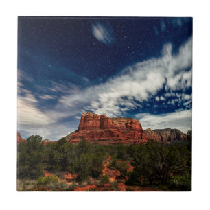 Extraknäcka över Sedona, Arizona Kakelplatta