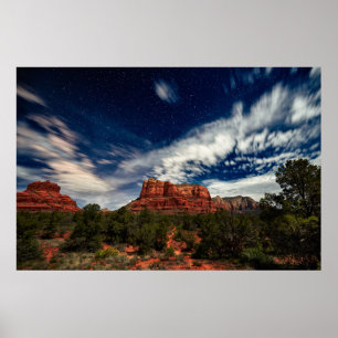 Extraknäcka över Sedona, Arizona Poster