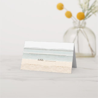 Extrakort för Beach Arbor Lavender Bröllop Ställe Placeringskort