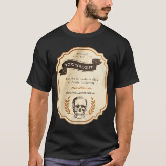 Extrakt av toxikologskjorta t shirt