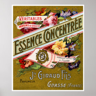 ExtraktConcentree fransk parfym 1915 Poster