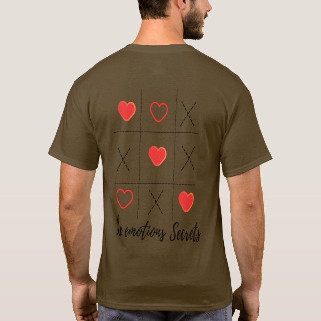 Extraodinary Tees for Lover's emotions Secrets T Shirt (Baksida)