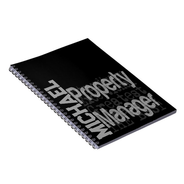 Extraordinaire-ANPASSNINGSBAR för egendom Manager Anteckningsbok (Högra Sidan)