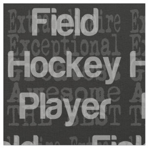 Extraordinaire fält Hockey Player Tyg