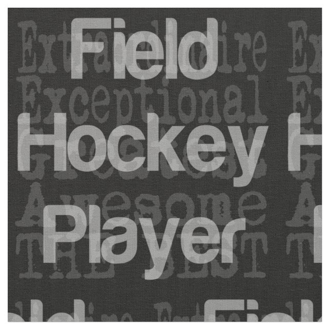 Extraordinaire fält Hockey Player Tyg (Närbild)