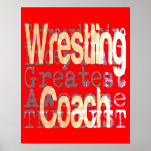 Extraordinaire för brottning av Coach Poster