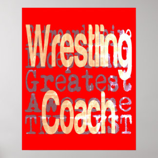 Extraordinaire för brottning av Coach Poster