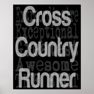 Extraordinaire för cross country Springer Poster