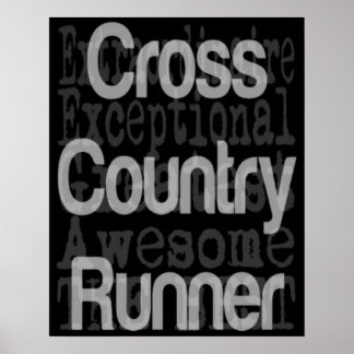 Extraordinaire för cross country Springer Poster