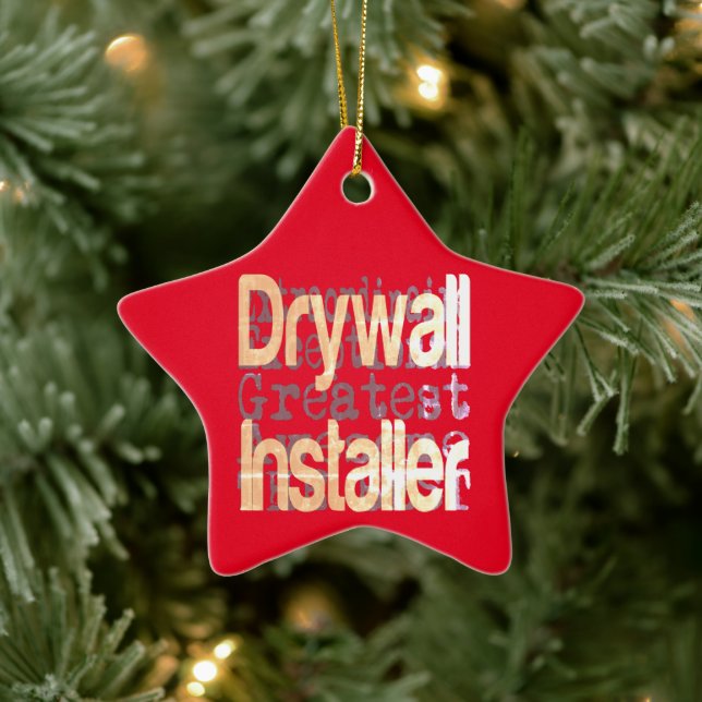 Extraordinaire för installation av Drywall Julgransprydnad Keramik (Träd)