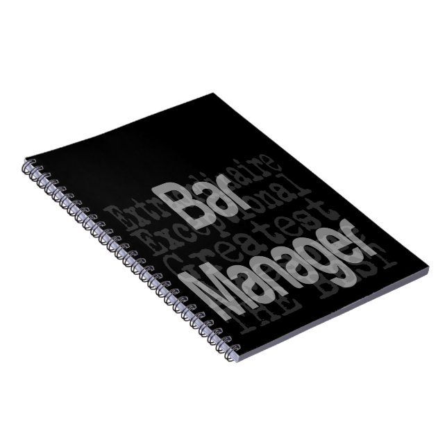 Extraordinaire för pub Manager Anteckningsbok (Högra Sidan)