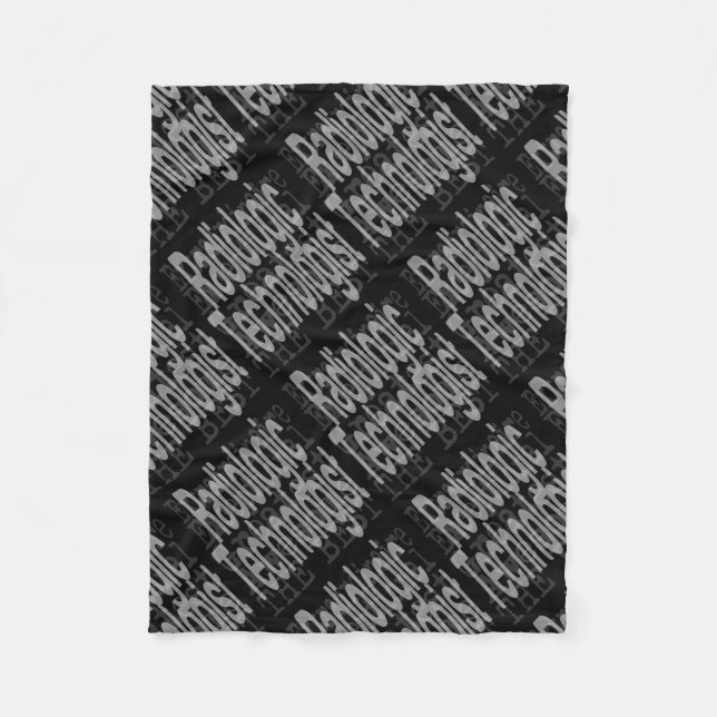 Extraordinaire för radiologisk teknolog fleecefilt (Framsidan)