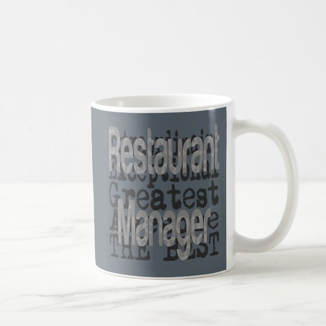 Extraordinaire för Restaurang Manager Kaffemugg (Höger)
