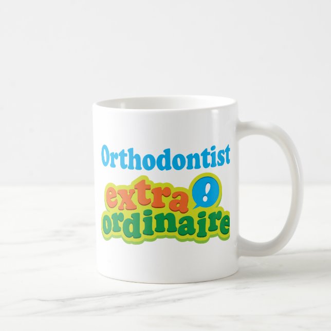 Extraordinaire gåvaidé för Orthodontist Kaffemugg (Höger)