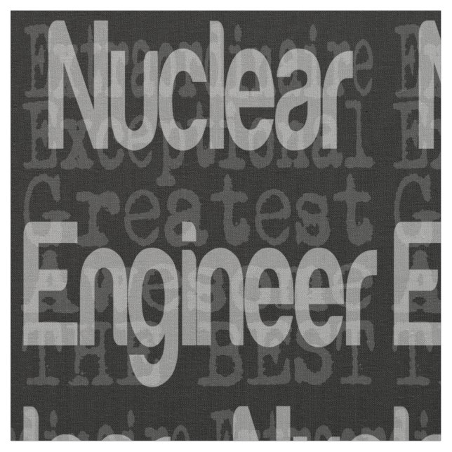 Extraordinaire Nuclear Ingenjör Tyg (Närbild)