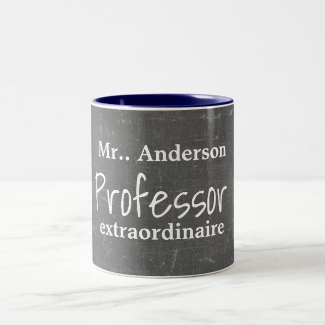 Extraordinaire personligprofessor - Två-Tonad mugg (Center)