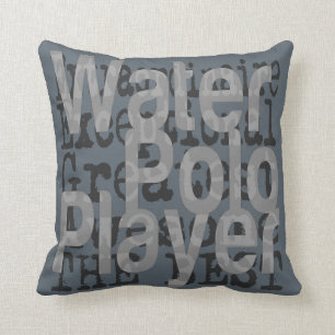 Extraordinaire vatten Polo Player Kudde