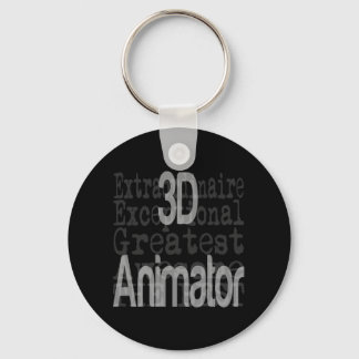 Extraordinär 3D-animator Nyckelring