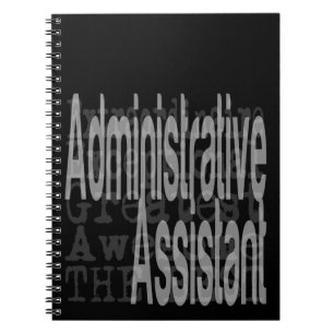 Extraordinär administrativ assistent anteckningsbok