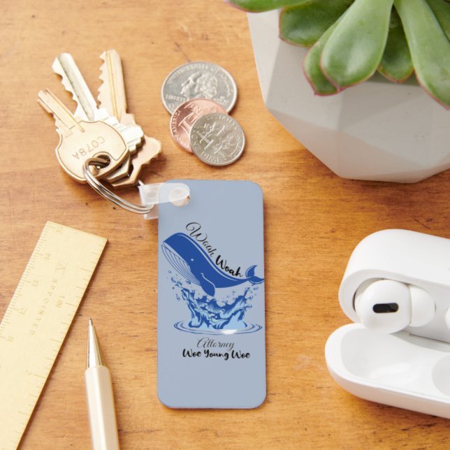 Extraordinär advokat Woo Speciell Keychain Nyckelring (Skrivbord)