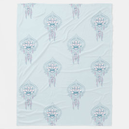 Extraordinär Andlig-symbol Mönster 1 Fleecefilt