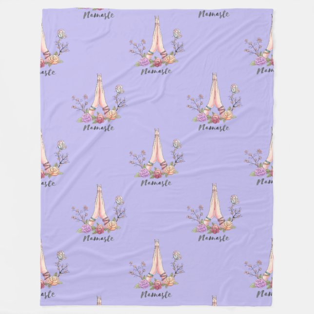 Extraordinär Andlig-symbol Mönster 4 Fleecefilt (Framsidan)