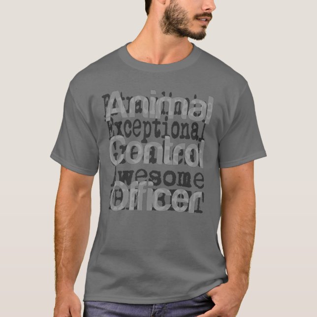 Extraordinär ansvarig för djurkontroll tee shirt (Framsida)