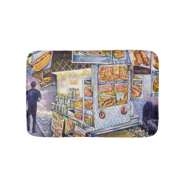 Extraordinär konstnärlig arbetsbelastning badrumsmatta (Framsidan)