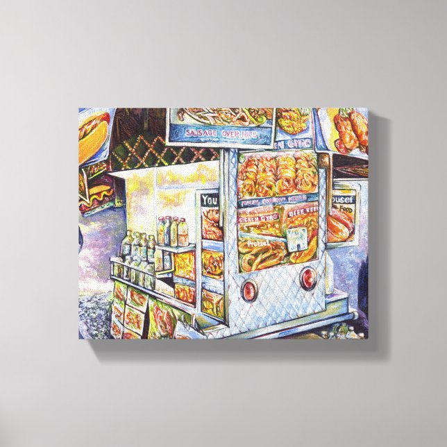 Extraordinär konstnärlig arbetsbelastning canvastryck (Framsida)