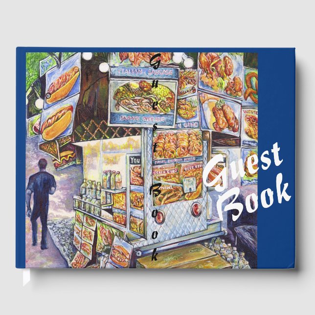 Extraordinär konstnärlig arbetsbelastning gästböcker (Framsida)