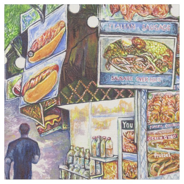 Extraordinär konstnärlig arbetsbelastning tyg (Närbild)