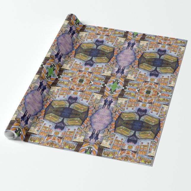 Extraordinär konstnärlig arbetsinsats presentpapper (Utrullad)