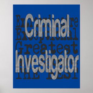 Extraordinär kriminalutredare poster