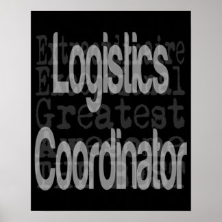 Extraordinär logistiksamordnare poster
