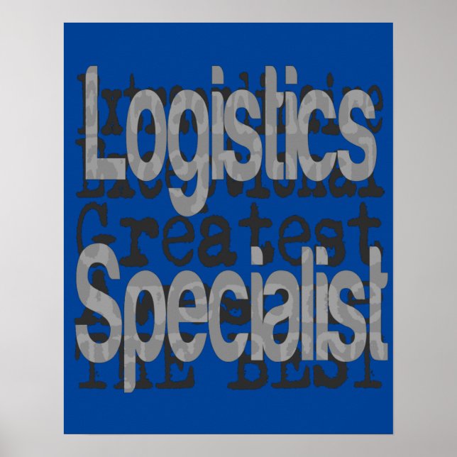 Extraordinär logistikspecialist poster (Framsidan)