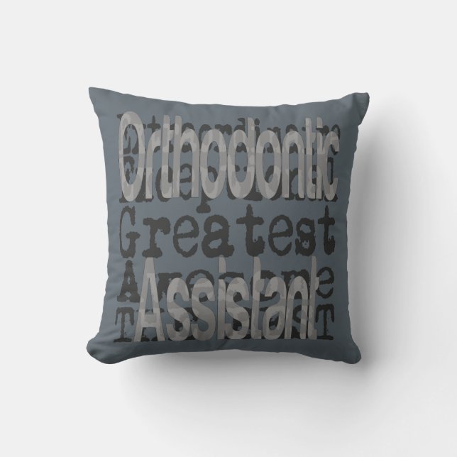 Extraordinär ortodotikassistent kudde (Framsida)