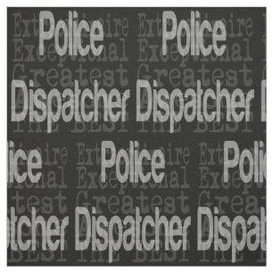 Extraordinär polis Dispatcher Tyg