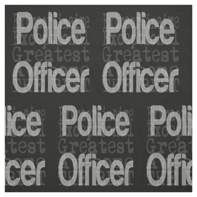 Extraordinär polis tyg (Provkarta)