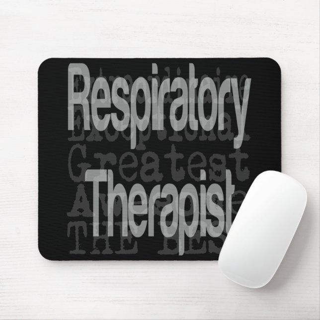 Extraordinär respiratorisk terapicist musmatta (Med mus)