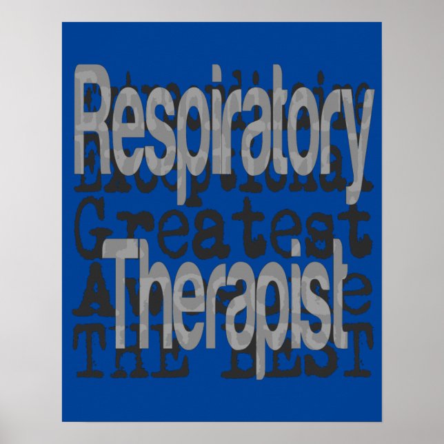 Extraordinär respiratorisk terapicist poster (Framsidan)
