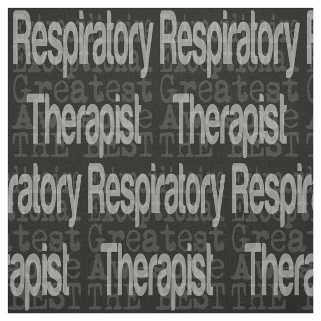 Extraordinär respiratorisk terapicist tyg (Provkarta)