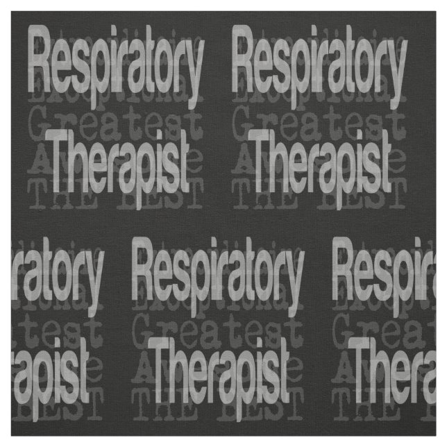 Extraordinär respiratorisk terapicist tyg (Provkarta)
