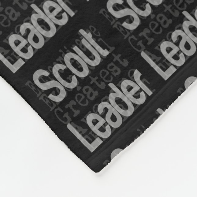 Extraordinär scout-ledare fleecefilt (Hörn)