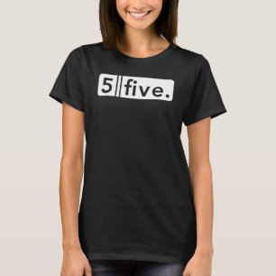 Extraordinär Småbarn 5:e födelsedagen 5 år gammal T Shirt