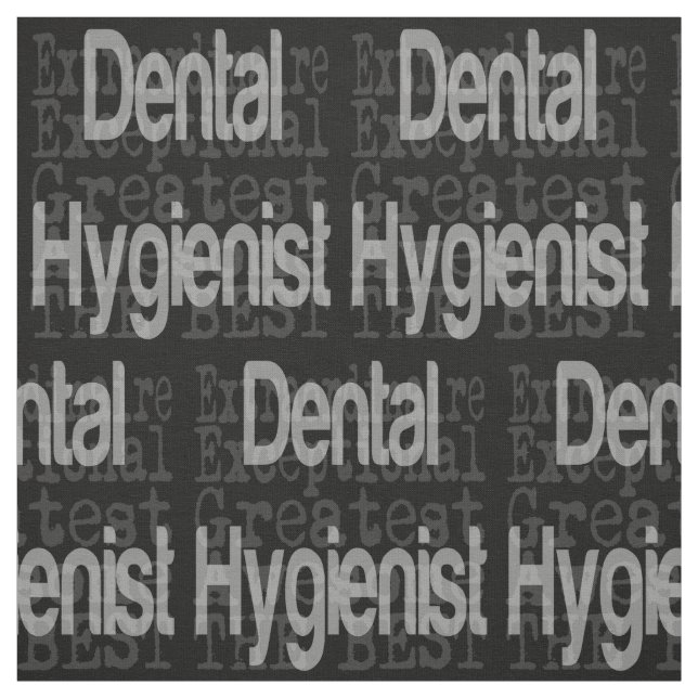 Extraordinär tandhygienist tyg (Provkarta)
