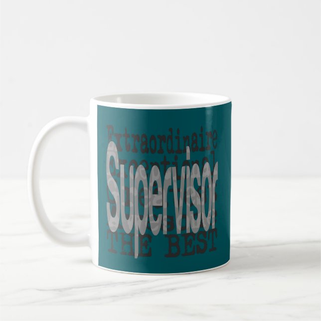 Extraordinär tillsynsansvarig kaffemugg (Vänster)