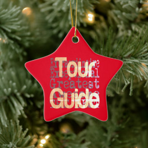 Extraordinär Tour Guide Julgransprydnad Keramik